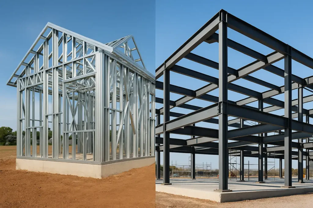 Diferença entre Light Steel Frame e Heavy Steel Frame